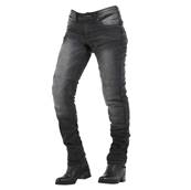 Jean moto femme OVERLAP CITY LADY BLACK WASHED