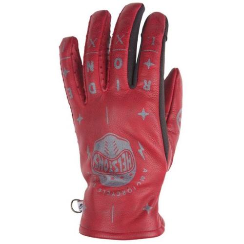 Gants moto femme été HELSTONS GRAFIC HELMET cuir