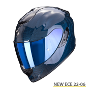 Casque intégral SCORPION EXO-1400 EVO CARBON AIR SOLID bleu