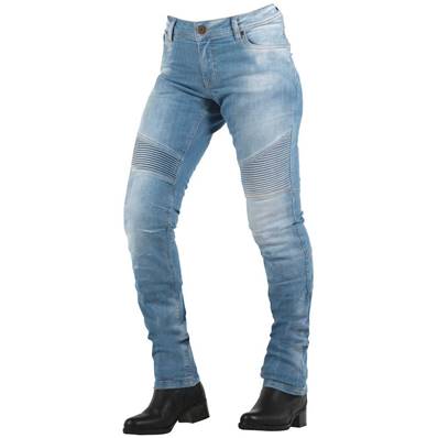 Jean moto femme OVERLAP IMOLA SKY BLUE LADY