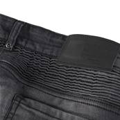 Jean moto femme OVERLAP IMOLA BLACK WASHED LADY