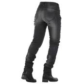 Jean moto femme OVERLAP CITY LADY BLACK WASHED