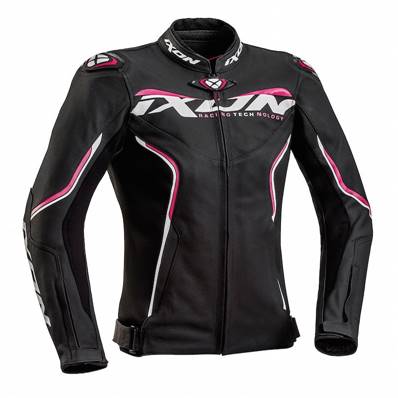 Blouson cuir moto femme IXON TRINITY JKT