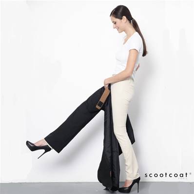 ScootCoat : Enfin un pantalon pluie express !