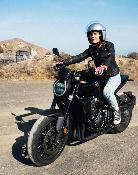 Blouson cuir moto femme EUDOXIE AMY AA