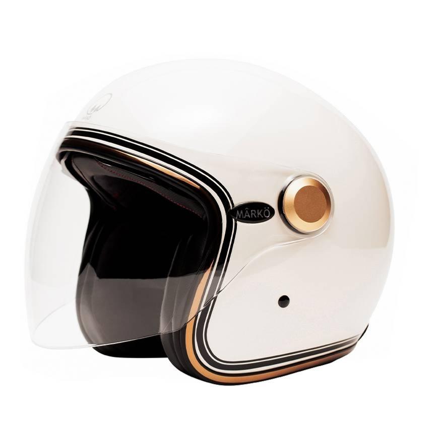 Casque Jet THE CLASSIC (Gris mat), Mârkö