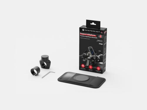 SHAPEHEART SUPPORT TELEPHONE POUR GUIDON DE MOTO PRO