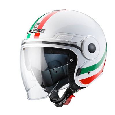 Casque jet CABERG UPTOWN CHRONO ITALIEN