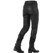 Jean moto femme OVERLAP STRADALE BLACK WAXED LADY