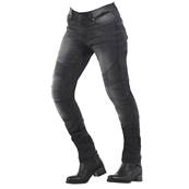 Jean moto femme OVERLAP IMOLA BLACK WASHED LADY