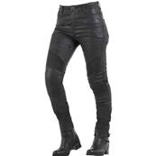 Jean moto femme OVERLAP STRADALE BLACK WAXED LADY