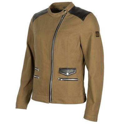 Blouson moto femme HELSTONS CHER toile