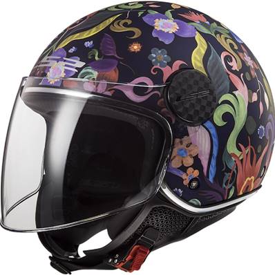 Casque jet LS2 SPHERE LUX BLOOM - OF558