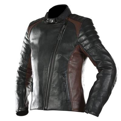 Blouson cuir moto femme OVERLAP TINA