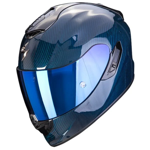 SCORPION EXO-1400 CARBON AIR SOLID BLEU